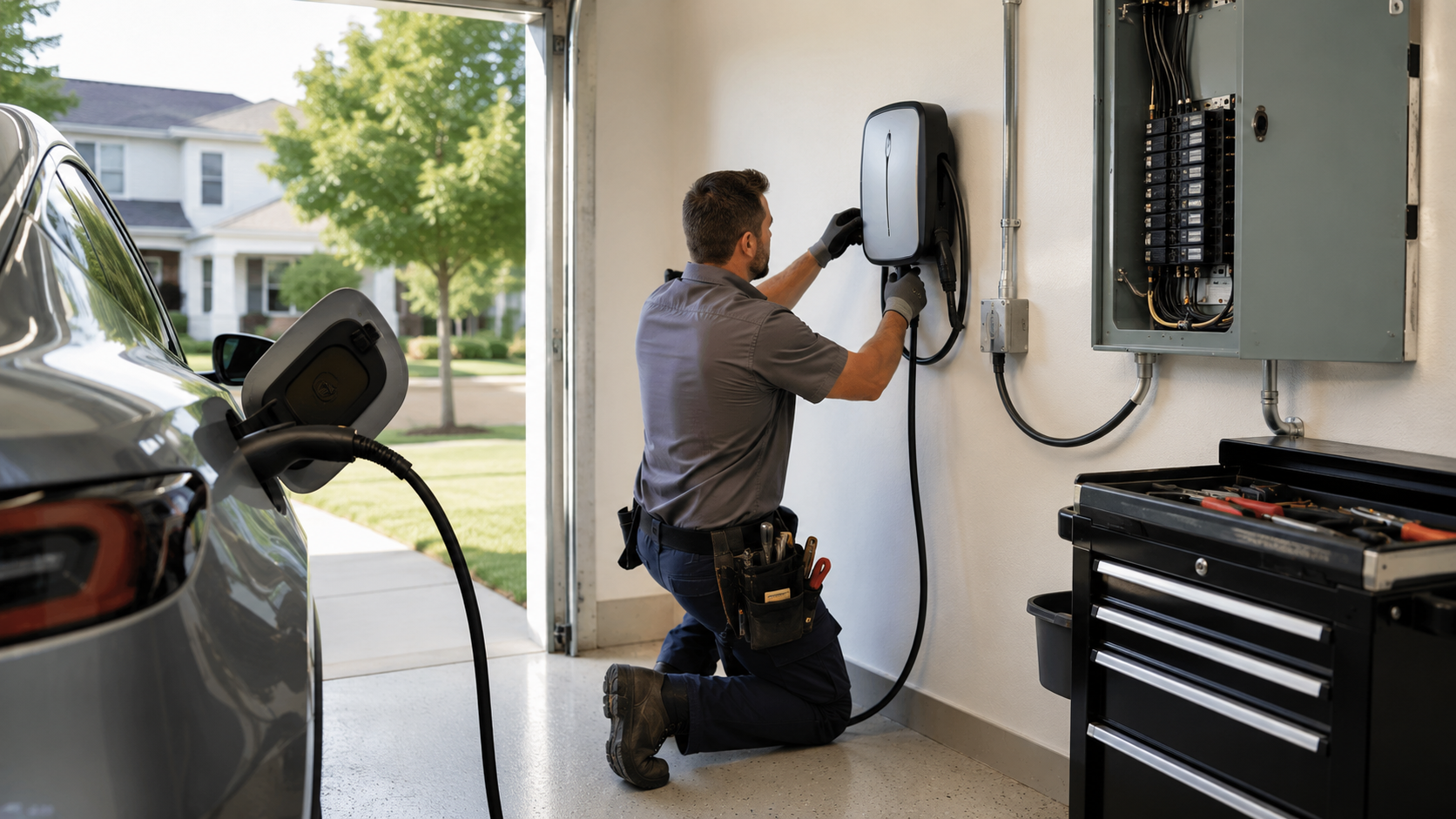 Home EV Charging Station Installation in DFW